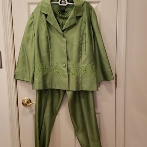 Lime Green Pant Suit